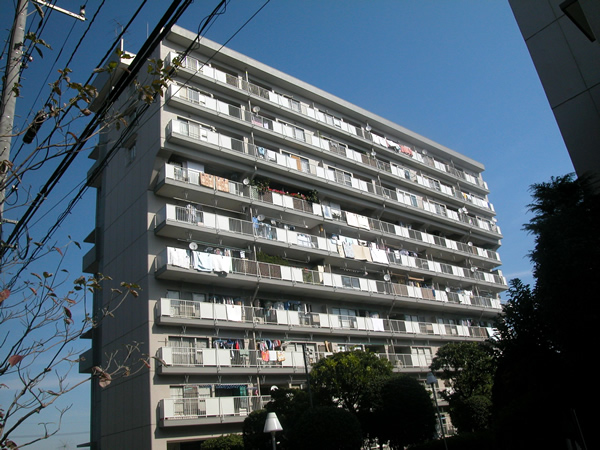 東急鷺沼スカイドエリングＡ棟の外観