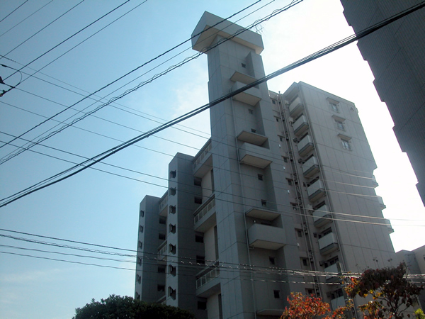 東急鷺沼スカイドエリングＡ棟の外観