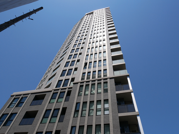 クレヴィアタワー池田山の外観