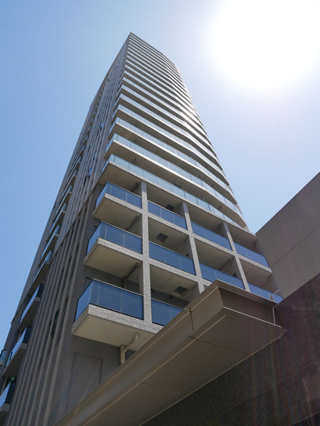 クレヴィアタワー池田山の外観