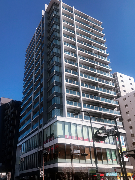 セントラルレジデンス調布ステーションコートの外観