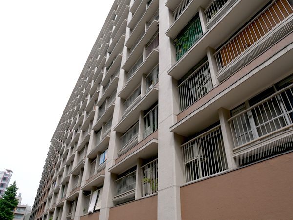 大森駅前住宅1号棟の外観