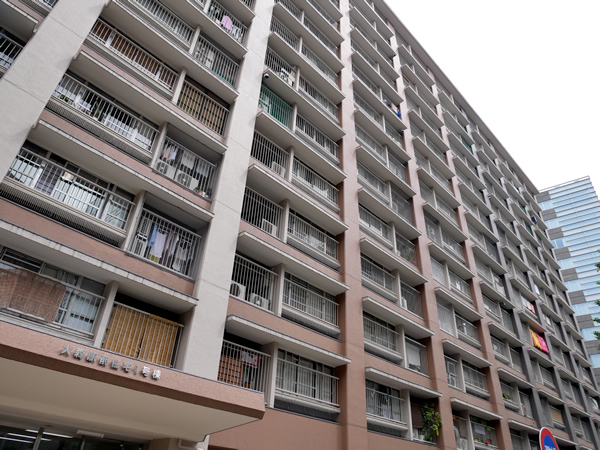 大森駅前住宅1号棟の外観