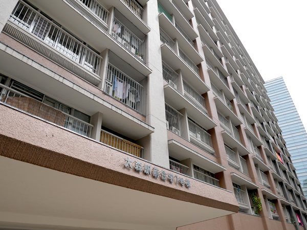 大森駅前住宅1号棟の外観