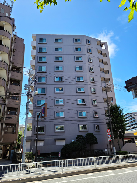 西葛西ビューハイツA棟の外観