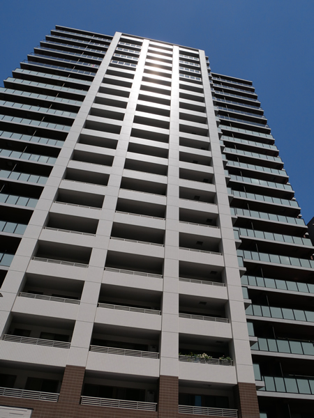 クレヴィアタワー目黒不動前の外観