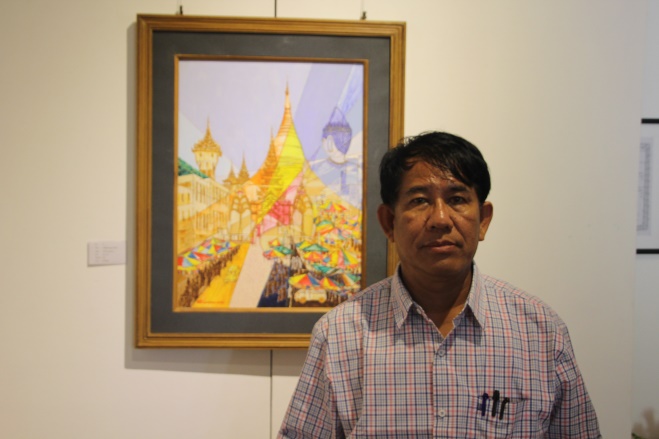 絵画 Myanmar Pa Oh Tribe (by Artist Nan Nan) 絵画 Myanmar Pa Oh Tribe (by Artist Nan Nan) Nann Nann