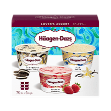 【お持ち帰り限定】ハーゲンダッツ　アソートボックスラバーズ70ml×6（税込1,139円）1箱無料引換券