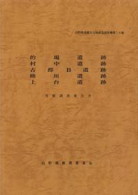 的場遺跡 村中遺跡 古郡B遺跡 助川遺跡 上台遺跡