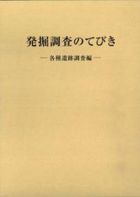 発掘調査のてびき 各種遺跡調査編
