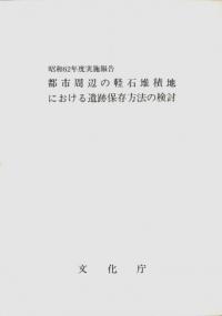 都市周辺の軽石堆積地における遺跡保存方法の検討