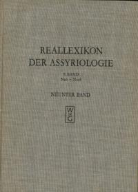 Reallexikon der Assyriologie und Vorderasiatischen Archaologie Band 9: Nab-Nuzi