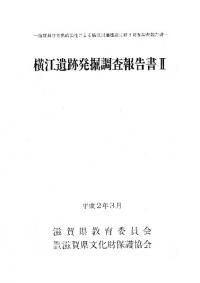 横江遺跡発掘調査報告書2