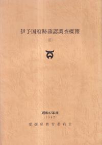 伊予国府跡確認調査概報2 (昭和57年度)