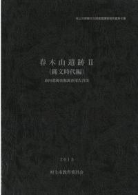 春木山遺跡2 縄文時代編