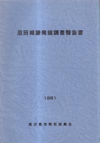 沼田城跡発掘調査報告書