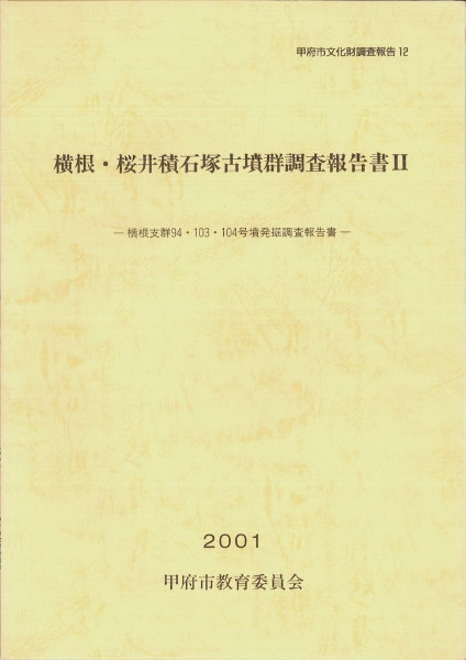 横根・桜井積石塚古墳群調査報告書2 / | 歴史・考古学専門書店 六一書房