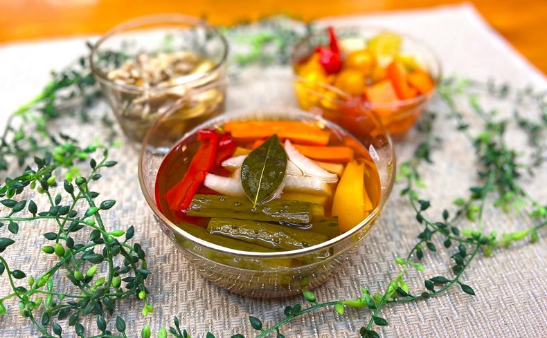 10分でできる、簡単おしゃれピクルスのススメ。新鮮野菜でリフレッシュ