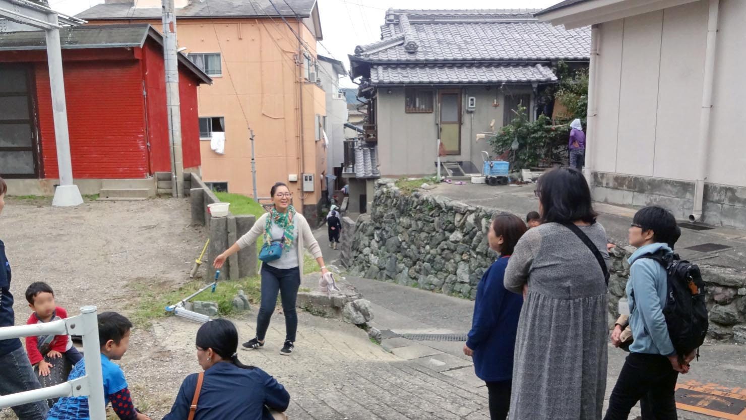 イベント・島女子会で島内を案内しているところ