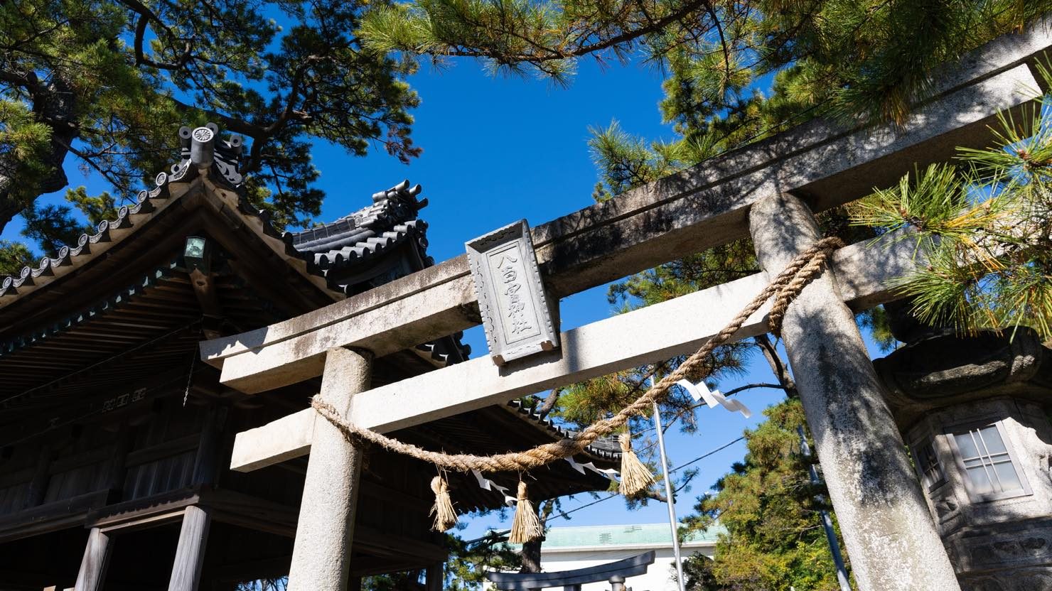 百富神社。芸州宮嶋、紀州天の川、江州竹生嶋、相州江の嶋、常州布施、越後野尻と合わせ、日本七弁天として厚く信仰されています 