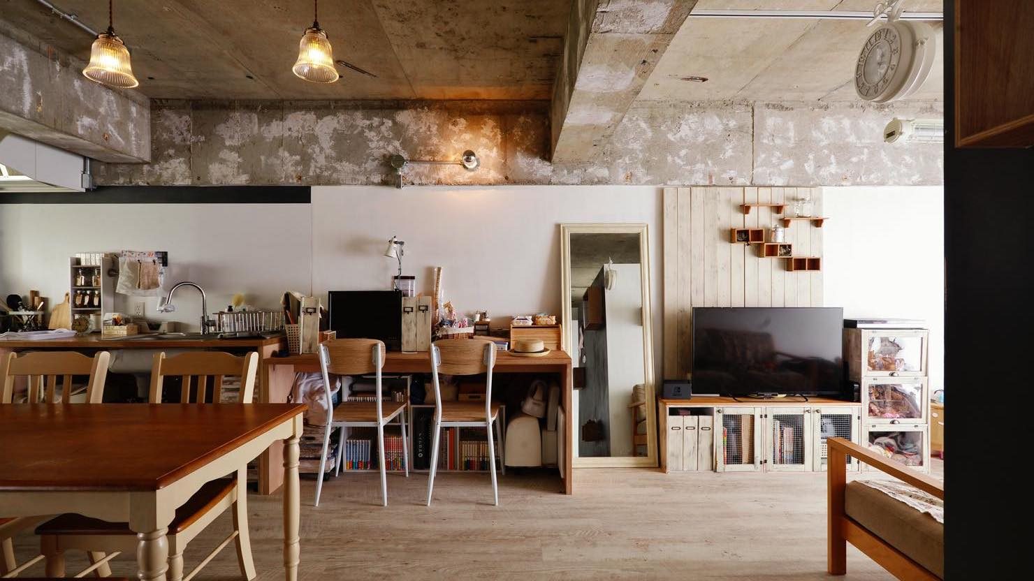 家族が集まるリビングダイニング