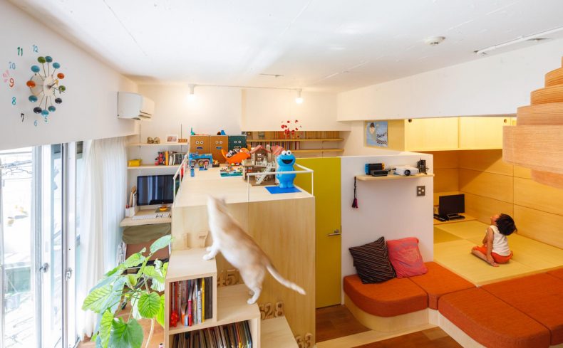 2回目のマンションリノベ事例。家族の変化に合わせてフレキシブルなワンルームへ