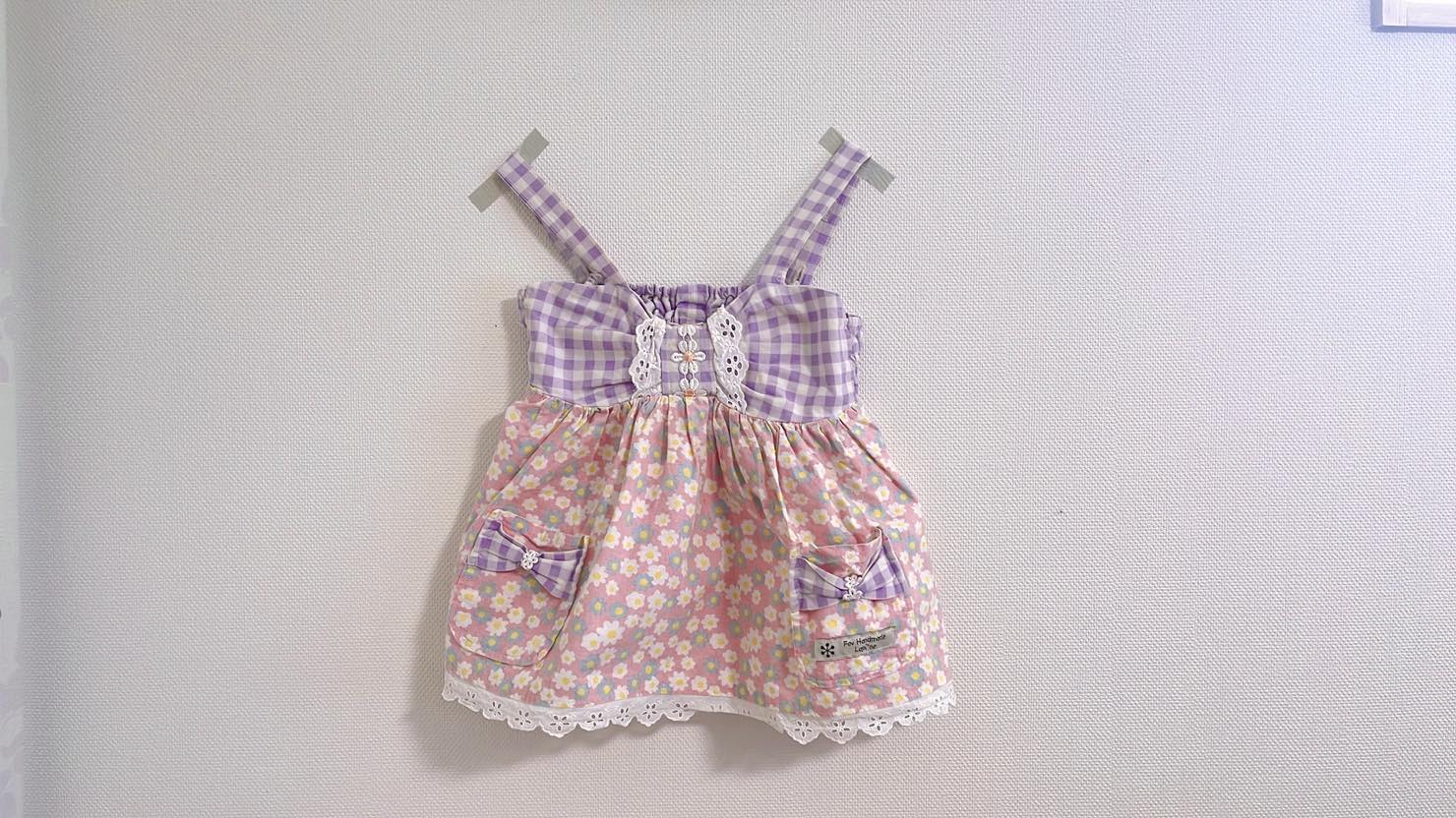 手作りワンピース