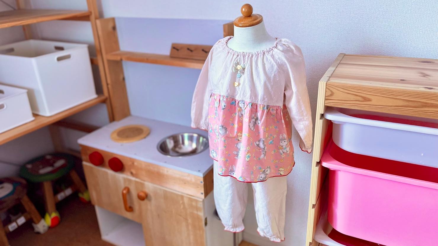 初めて手作りしたパジャマ 