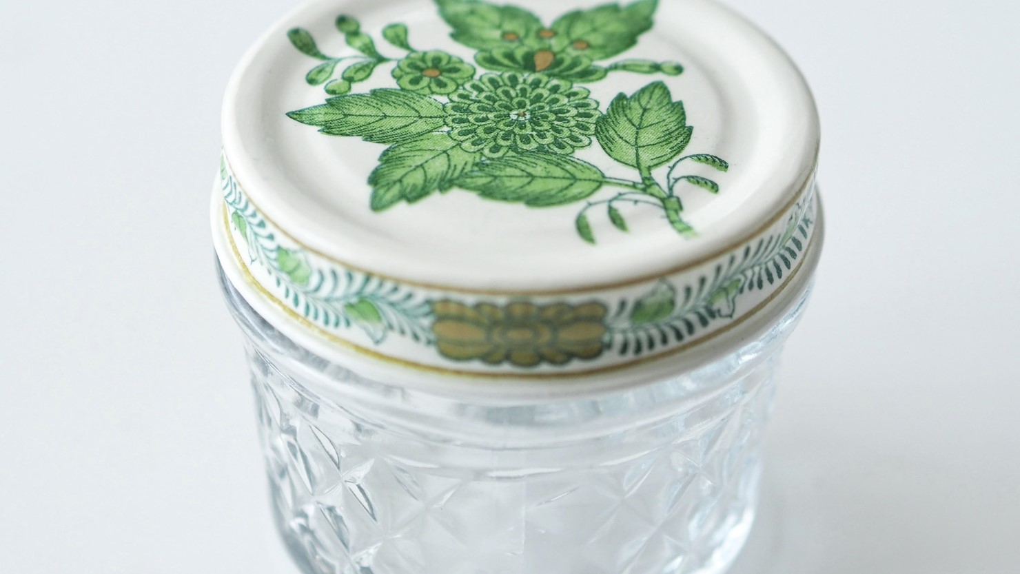 応用作品ガラスキャニスターの完成