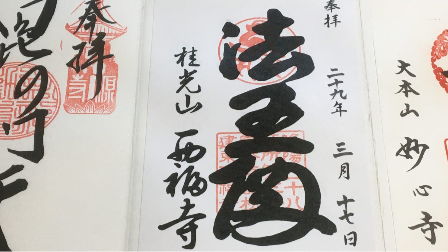 京都市東山区「西福寺」でいただいた御朱印