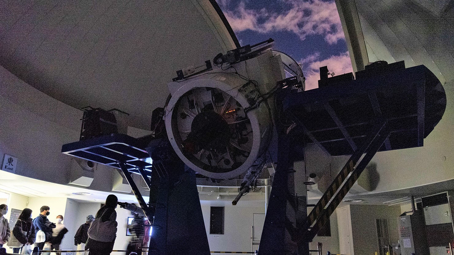 天体観望会の様子