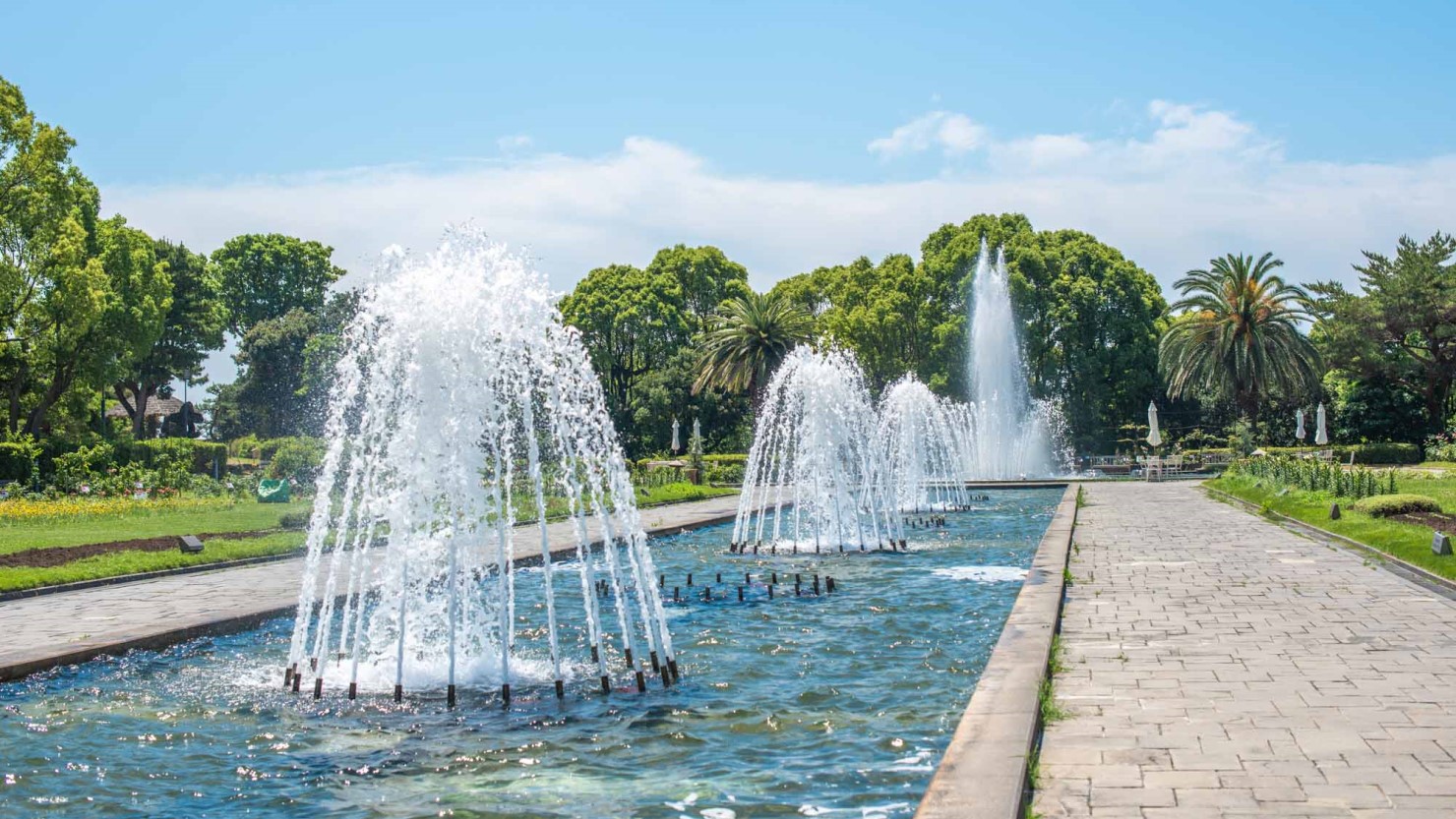 神戸市立須磨離宮公園の噴水