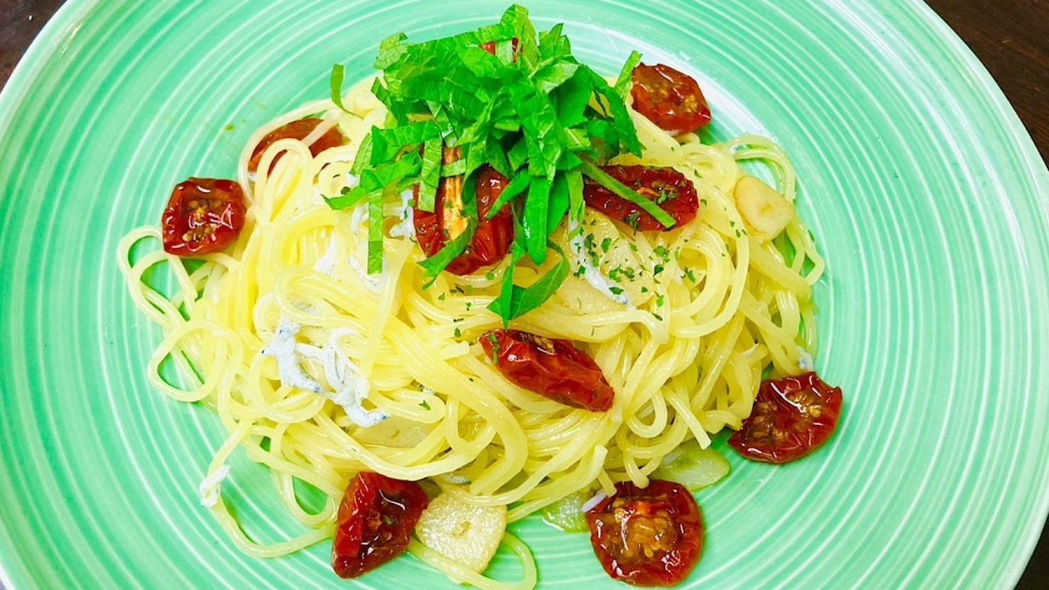 ドライトマトのパスタ