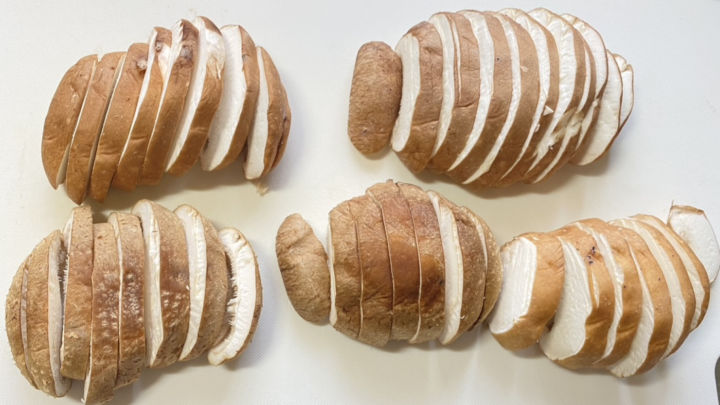 スライスした椎茸