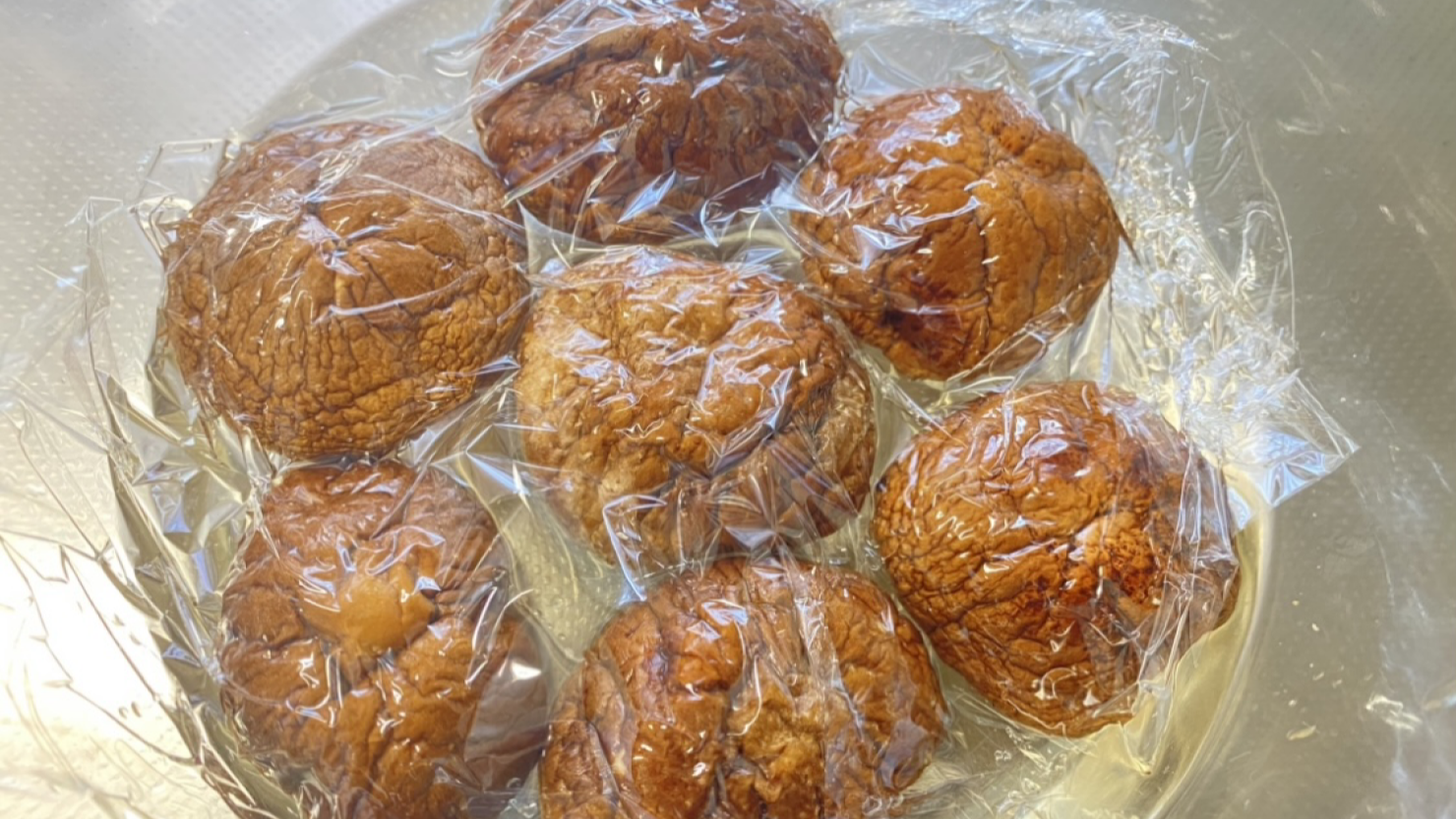 ラップをして冷蔵庫に入れる