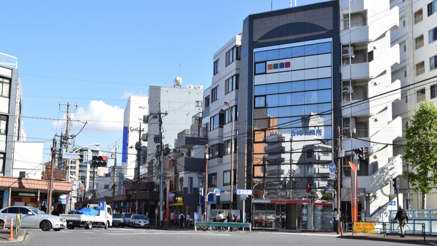 方南町駅前の街並み