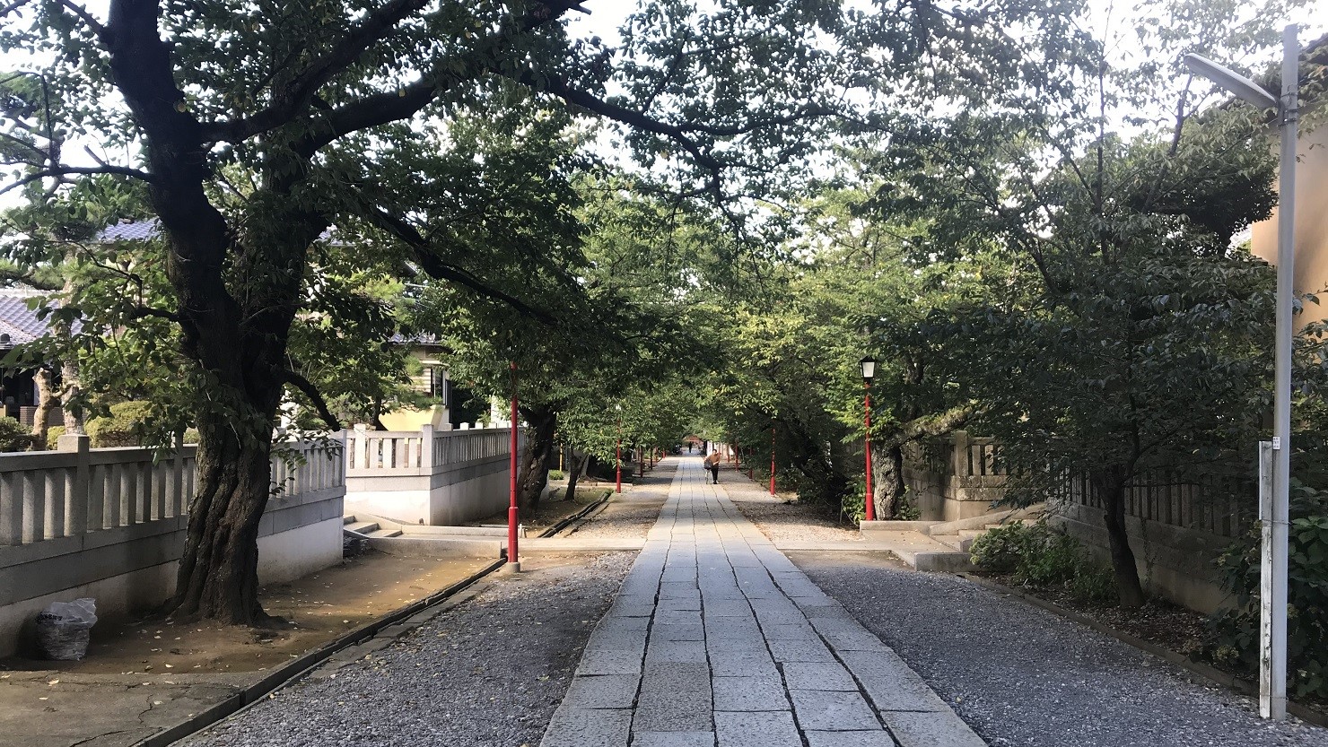 中山法華経寺参道