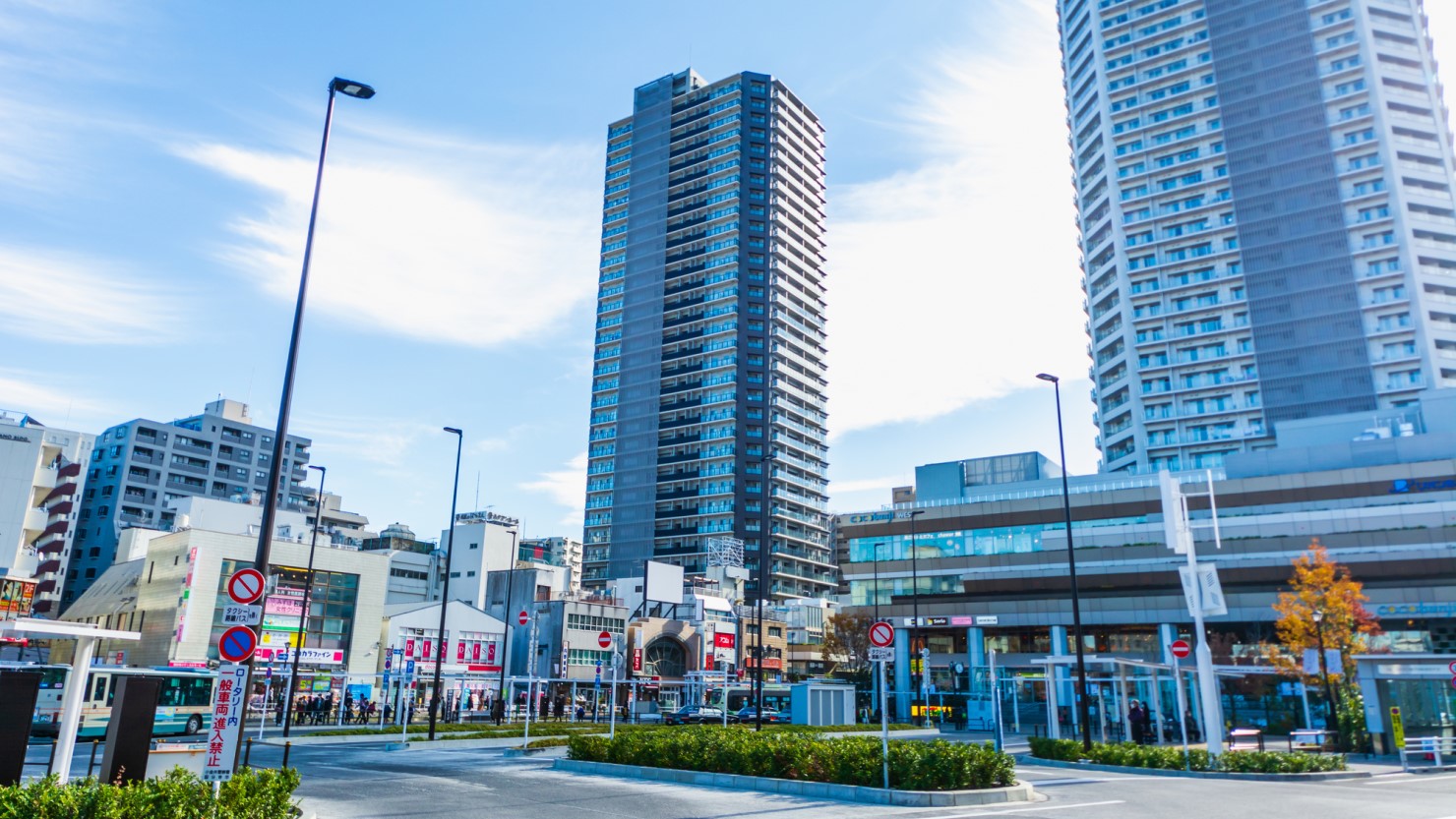国分寺駅周辺の風景