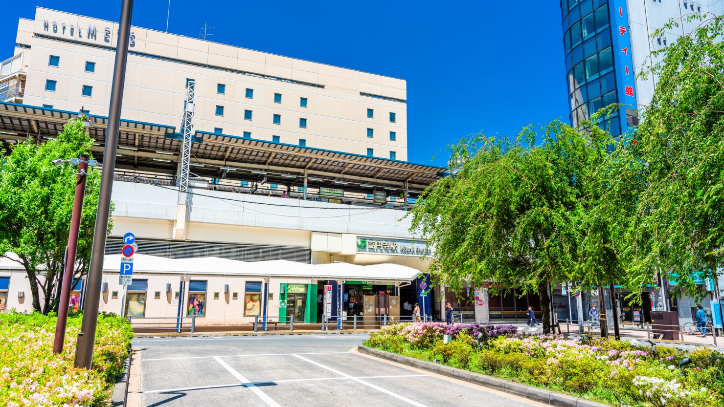 高円寺駅周辺の風景