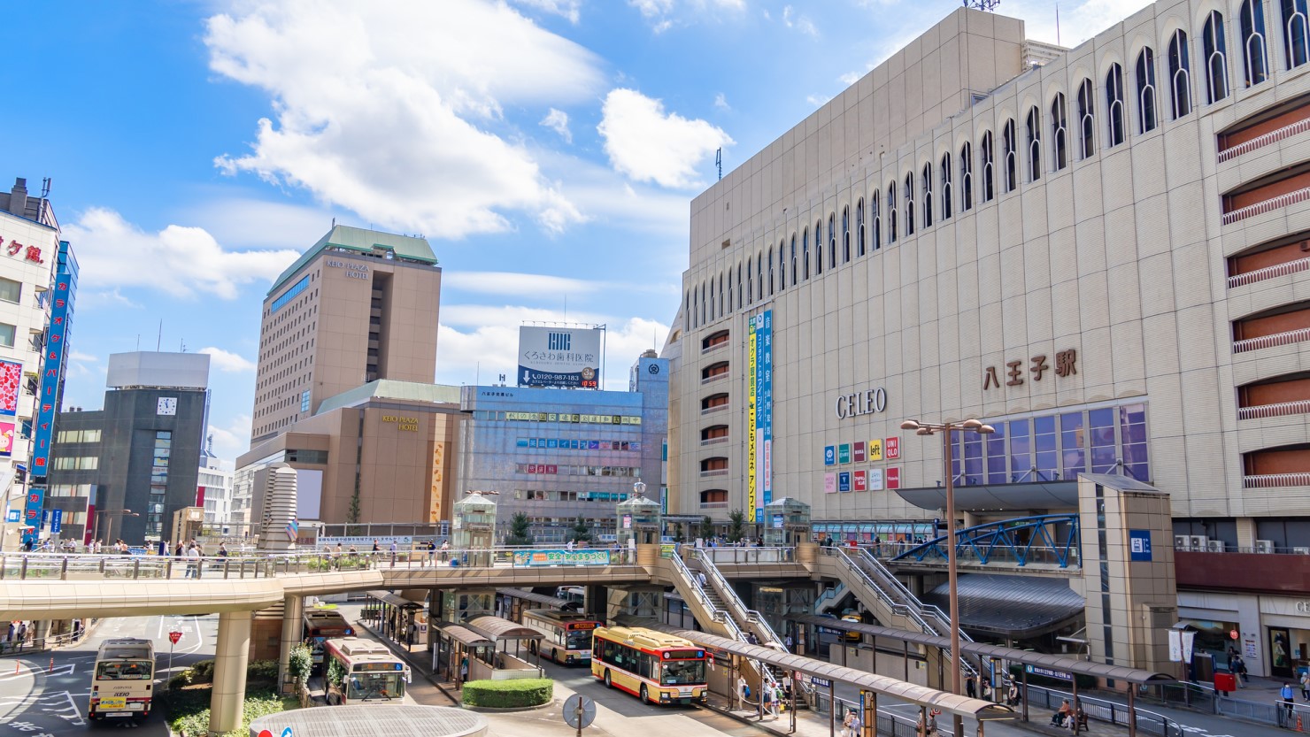 八王子駅周辺の風景