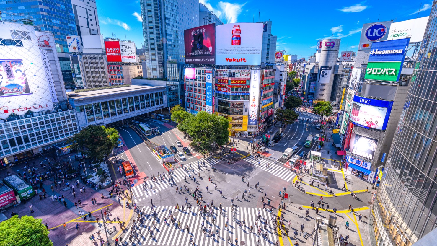多くの人が集う渋谷駅