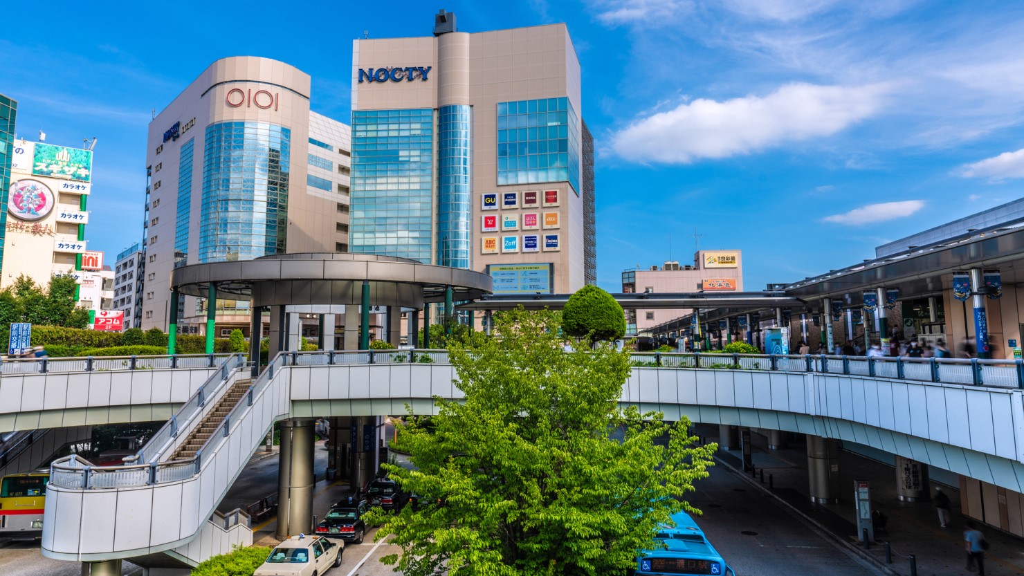 駅周辺のショッピングモールが充実している溝の口駅