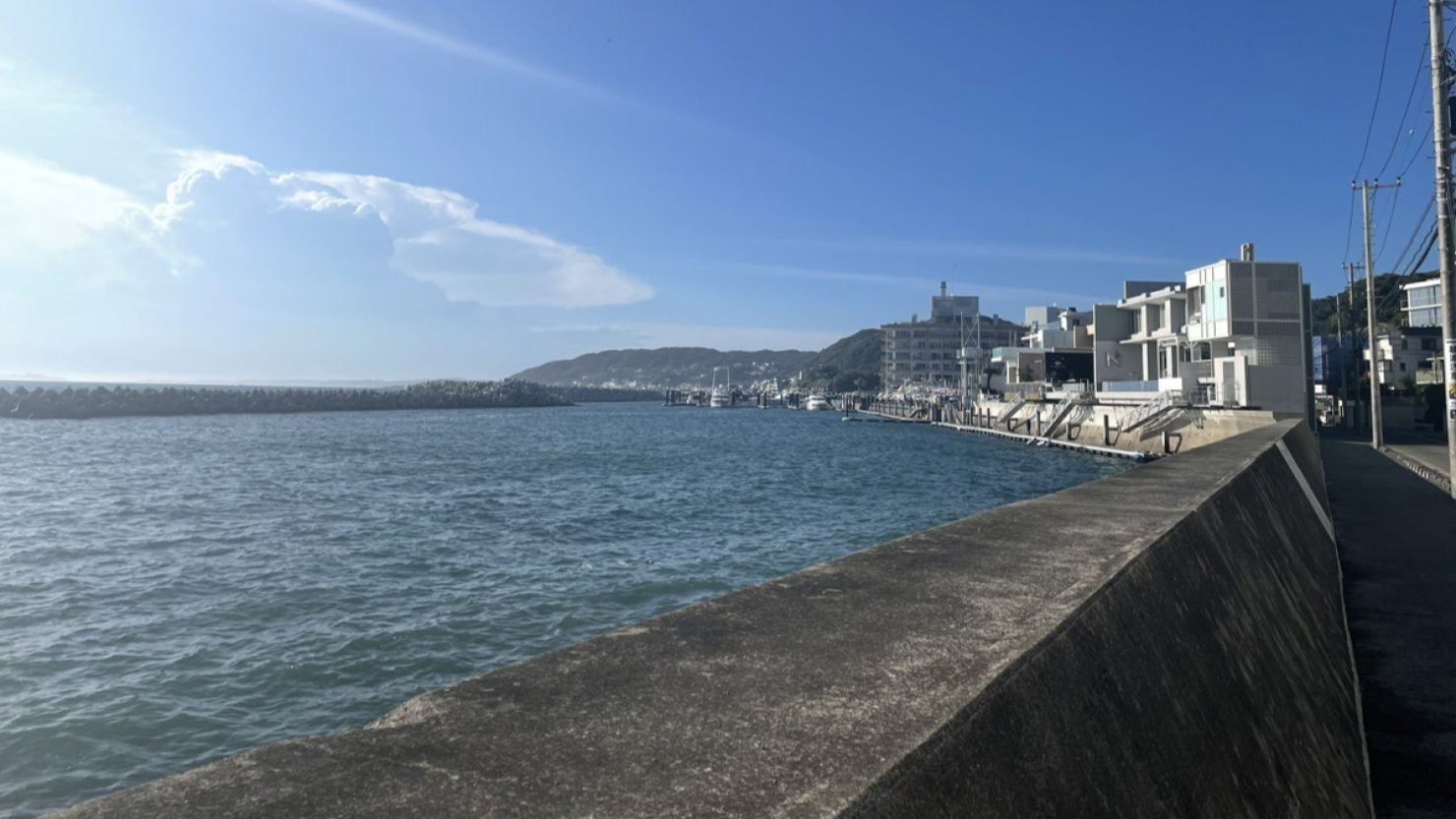 佐島から眺める海の風景