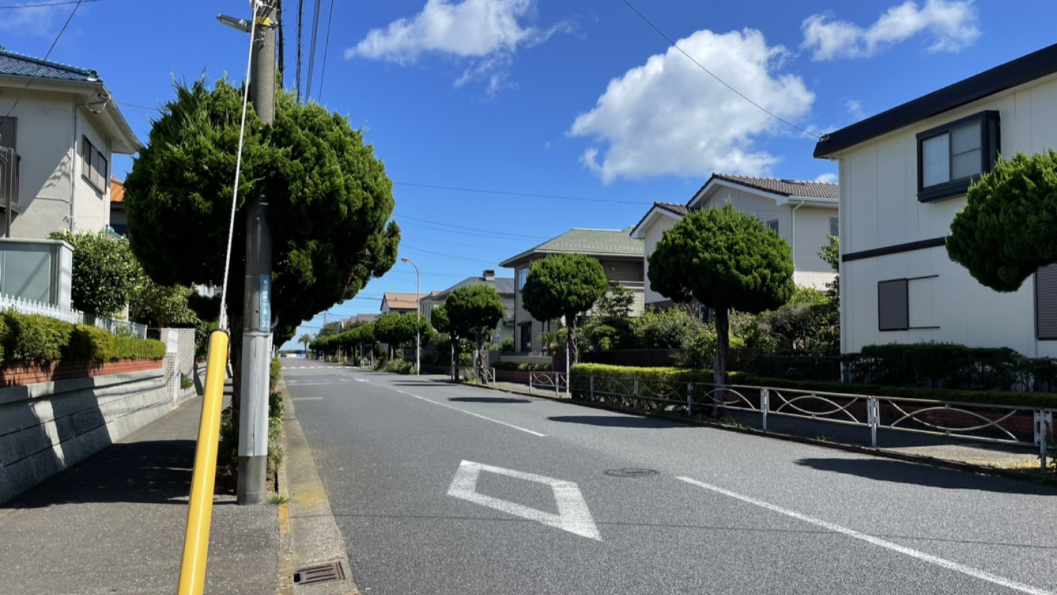 馬堀海岸駅周辺の住宅地