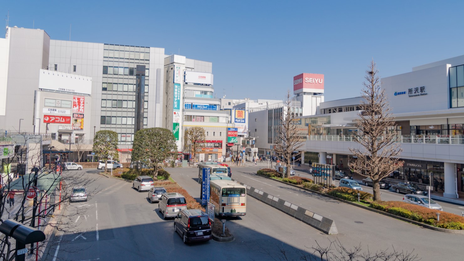 駅周辺施設の充実度が高い所沢駅