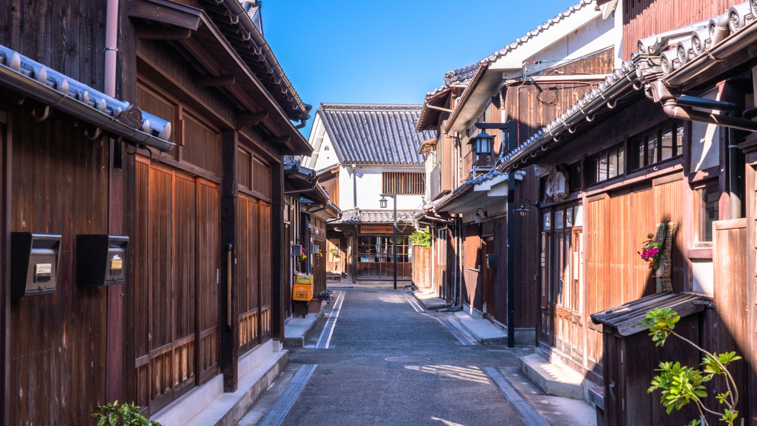 大崎下島・重要伝統的建造物群保存地区の御手洗町並み保存地区