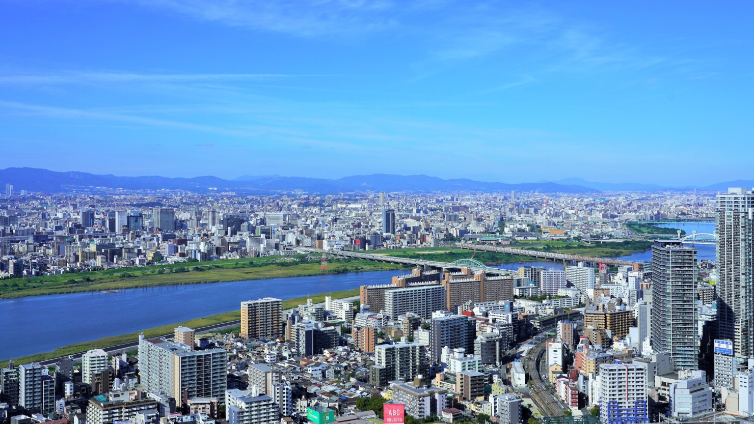 新大阪駅付近の風景