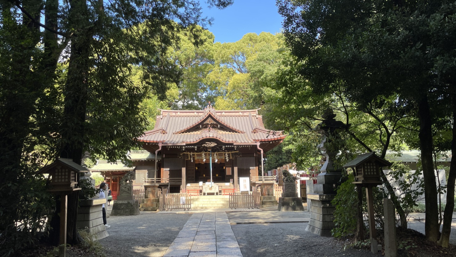 緑豊かな境内を持つ代々木八幡宮