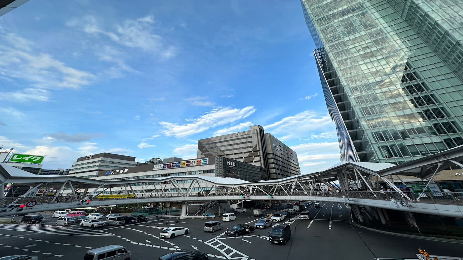 大阪阿部野橋駅周辺の街並み