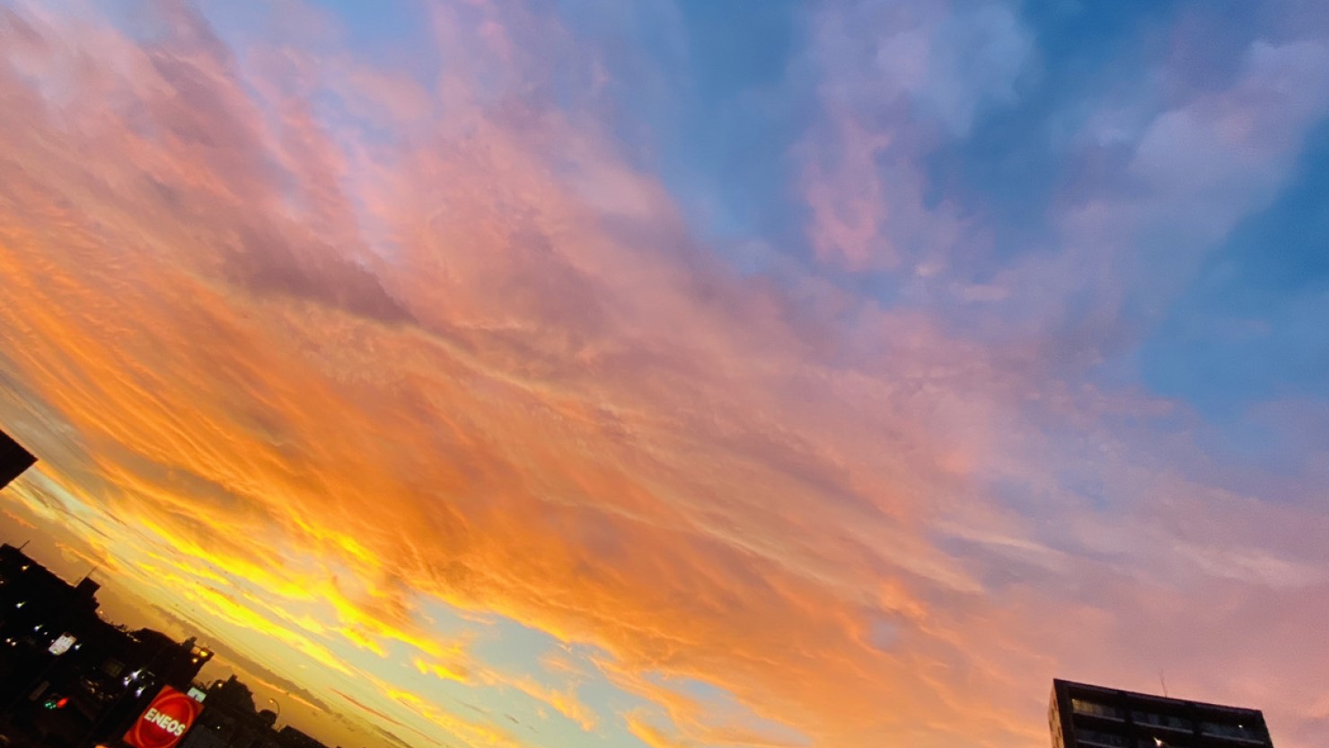 大宮区の夕焼け